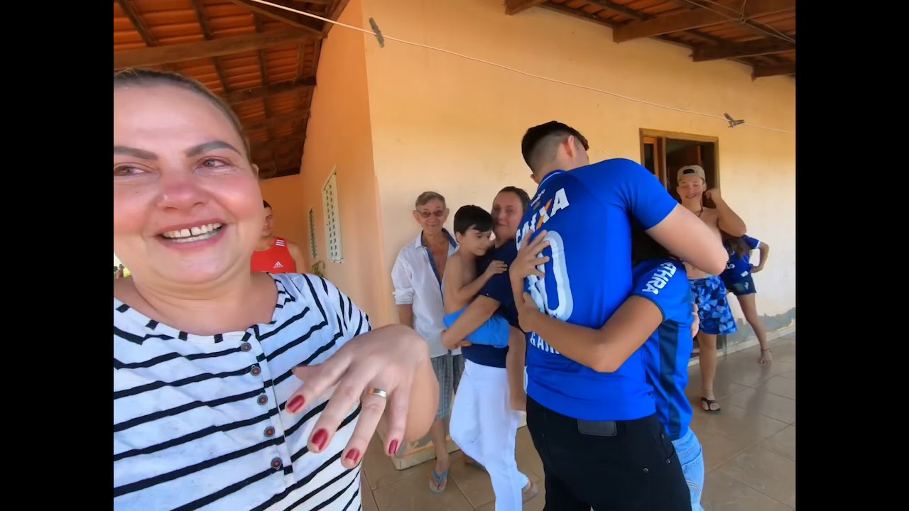 Chegada no Brasil de surpresa após 8 anos