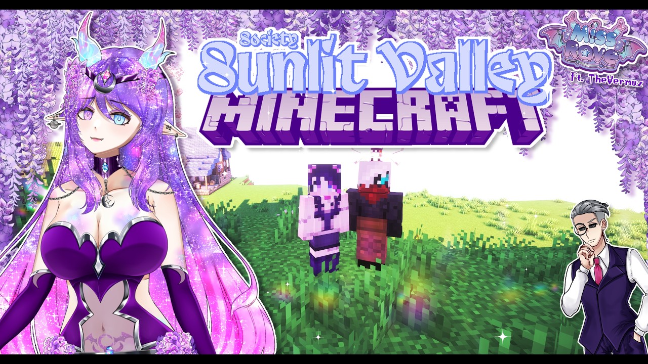 Sunlit Valley, a Stardew inspired Experience ~ Episode 2 #vtuber #minecraft