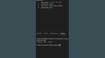 how to turn a string into a list using Python #shorts