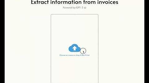GPT-3 Invoice extraction