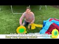 Bounce House Blower, 550W-0.73HP Commercial Air Blower with Double-Sided Fan Blade Design, S Revi...