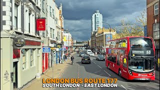 London Bus Adventure: Bus Route 177  Part Journey Peckham to Plumstead | Southeast London Views!