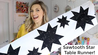 Sawtooth Star Quilt Table Runner Tutorial by Melanie Ham 16,470 views 3 years ago 3 minutes, 32 seconds