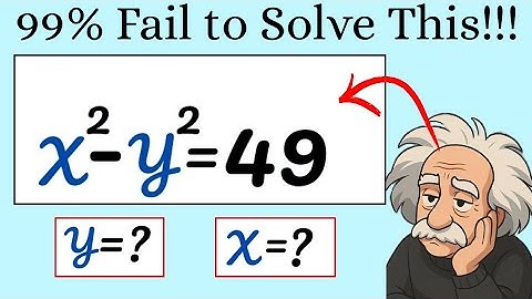 National Math Olympiad Algebraic Problem || Find all possible solutions of (x, y) = ?