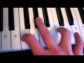 F minor chord piano keyboard demo
