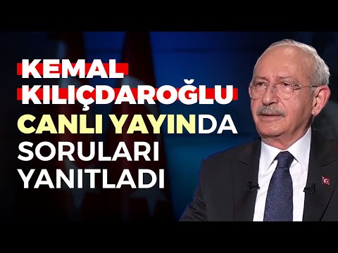 KEMAL KILIÇDAROĞLU KRT Canlı Yayınında YAVUZ OĞHAN ve SELEN YALAZ'ın Sorularını Yanıtlıyor!