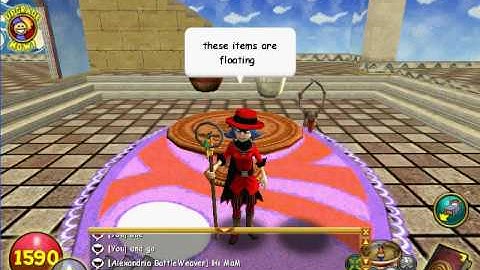 how to make items float on wizard101