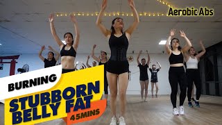 35 Minutes - Aerobic Workout Burning Stubborn Belly Fat l Aerobic Abs