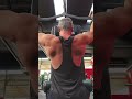 me doing #latmachine ##backmuscles #backworkout #traps #lats #delts #over50training