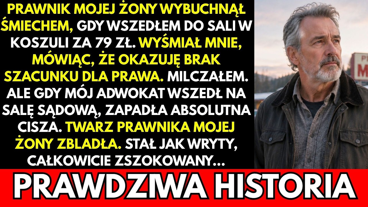 Stałem w sądzie w koszuli za 79 złotych, a adwokat mojej żony, mężczyzna, z którym mnie zdradzała, wyśmiewał mnie przed sędzią. „Ten człowiek nie ma nic. Nie ma prawa walczyć o dziecko" —...