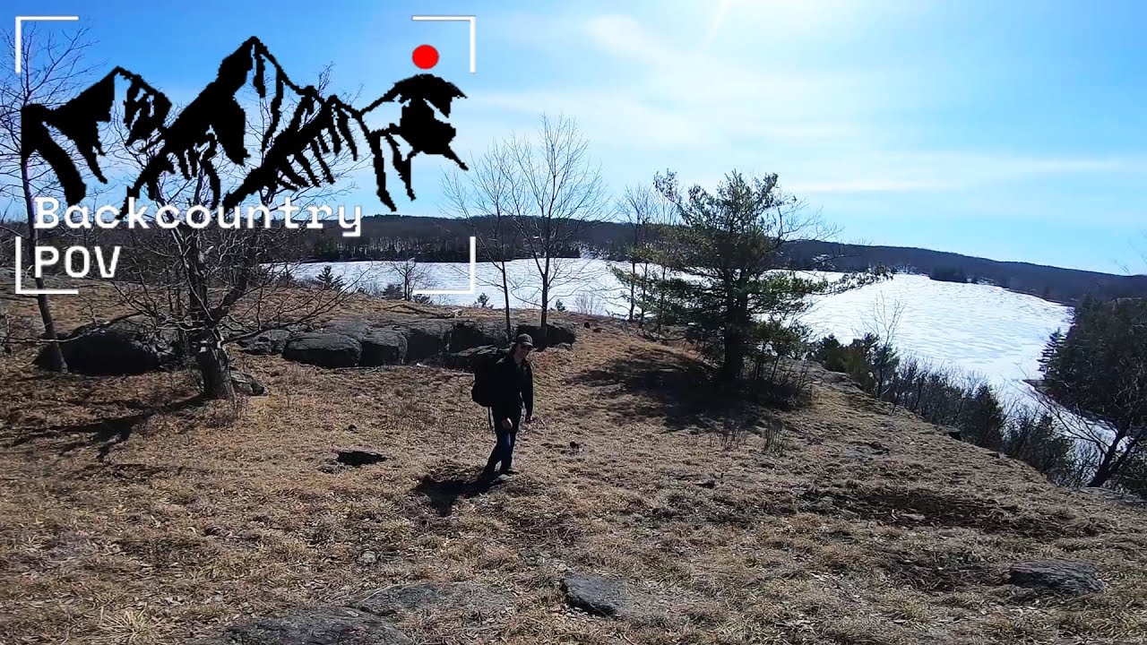 End of Winter Overnight Hiking Trip (Frontenac Provincial Park)