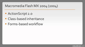 History of Adobe Flash Professional