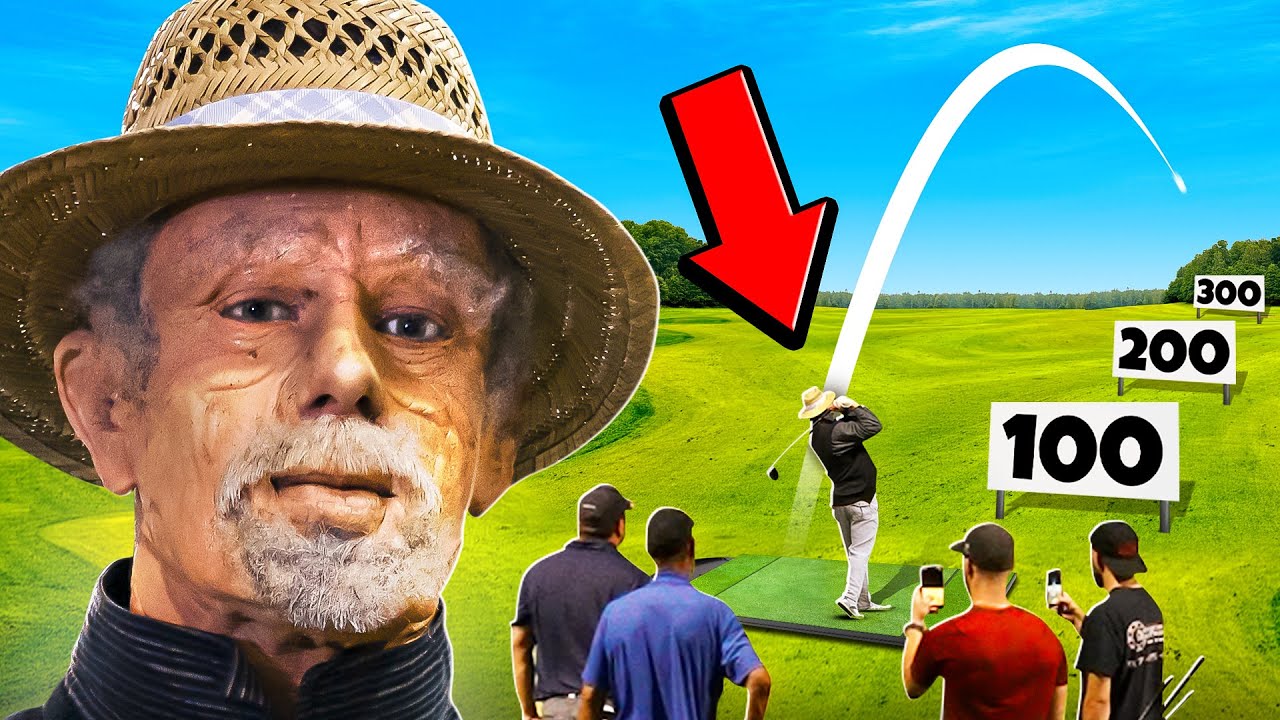 Old Man Golf Prank!