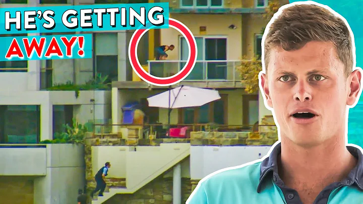 Armed With A Knife - Man Runs From Police At Bondi