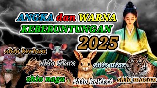 ANGKA KEBERUNTUNGAN & WARNA PEMBAWA HOKI UNTUK SHIO ANDA🔥SHIO TIKUS,KERBAU,KELINCI,MACAN,NAGA & ULAR