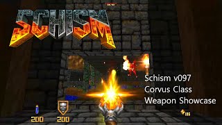 Schism V097 Corvus Weapon Showcase In Heretic