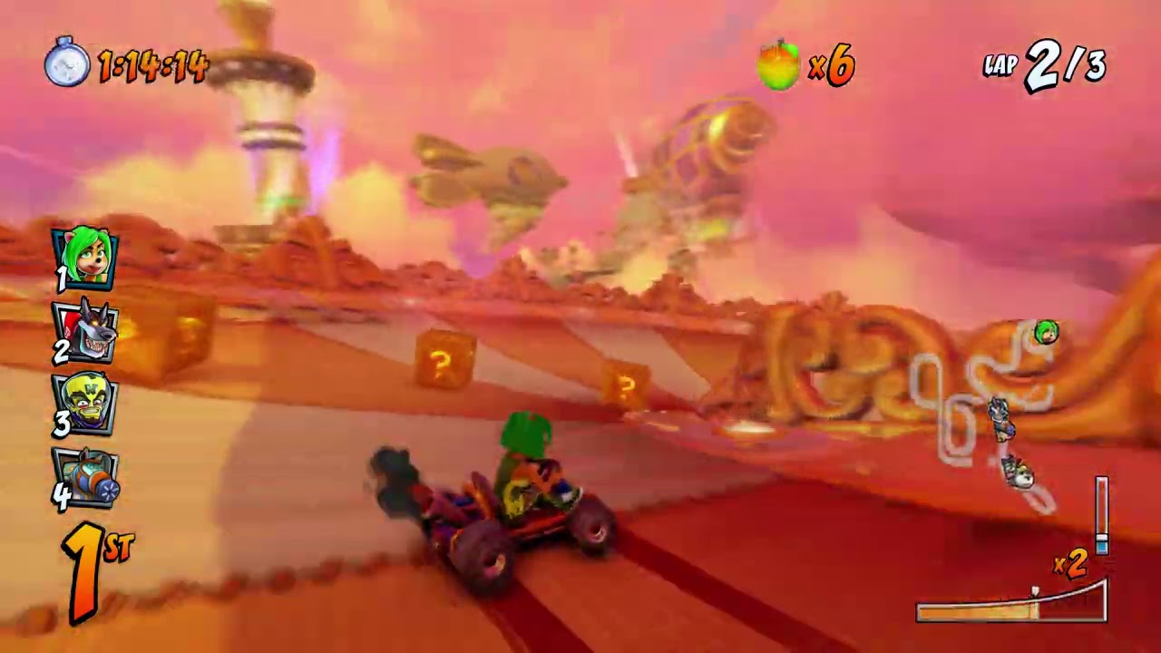 Crash Team Racing Nitro Fueled (PS4) walkthrough Yellow Gem Cup