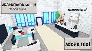 🏢 Modern Apartment Lobby Speed Build | Roblox Adopt Me!