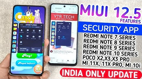 OFFICIAL INDIA NEW MIUI 12.5 STABLE SECURITY APP UPDATE WITH NEW GAME TURBO 4.0 & TOOLBOX FIRST LOOK