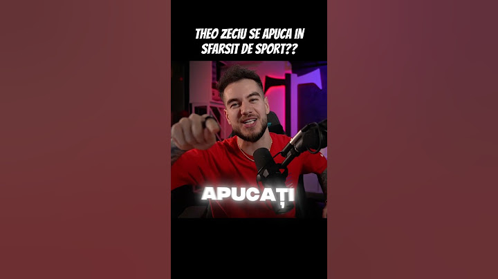 Theo Zeciu Se Apuca De Sport...