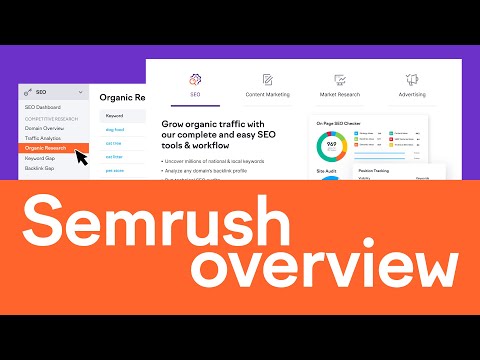 Semrush Overview 2023 - Grow Your Online Visibility in 7 Easy Steps