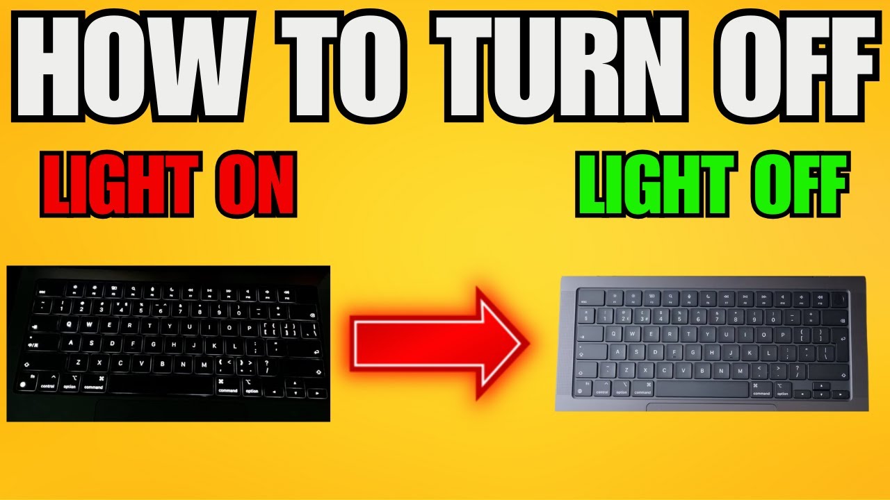 How To Turn Off Keyboard Light Macbook Air M4 (2025) - Step by Step ...