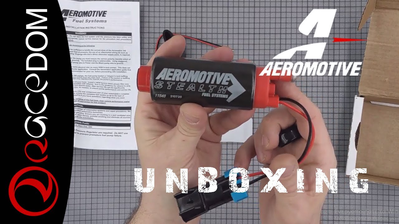 Unboxing the Aeromotive Fuel Pump, E85, Center inlet, 340lph 11540 ...