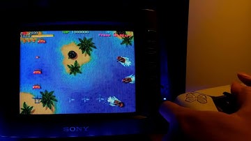 Gaming on CRT |  Playstation 5 | 1944 : The Loop Master | Sony Trinitron 9" CRT TV
