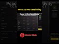 Poco X3 Pro Bgmi Sensitivity Setting | Poco x3 pro Bgmi Sensitivity Code | Poco X3 Pro Sensitivity