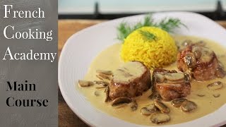 Pork Medallions with Creamy Mushroom and Port Sauce  Easy StepbyStep Recipe Tutorial