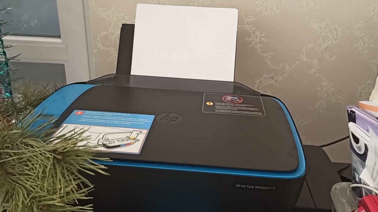 МФУ струйное HP Ink Tank 419 - тест печати