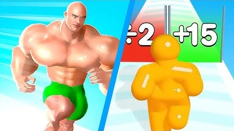 Tall Man Run Vs Muscle Rush Android Walkthrough Gameplay - Chavo Gameplay