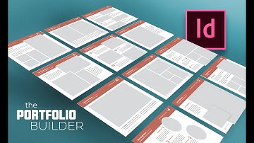 New Student Resource - The Portfolio Builder Template in Adobe InDesign