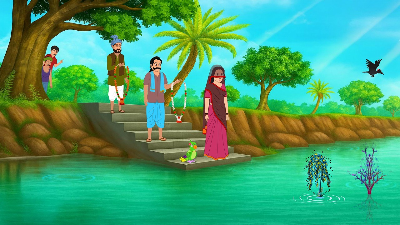 ठरकी बाप के चोर बेटे और एक ठग की कहानी || Hindi kahani | moral story | cartoon kahani | Rahasyamay