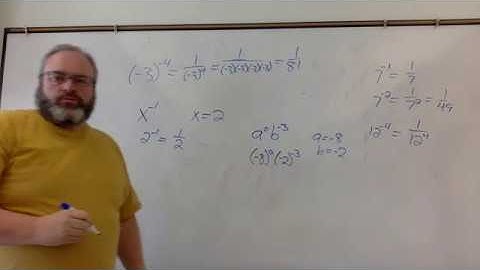 Integer Exponents, 7-1