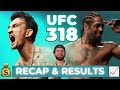 UFC 318: Recap &amp; Results (+0.964 Units)