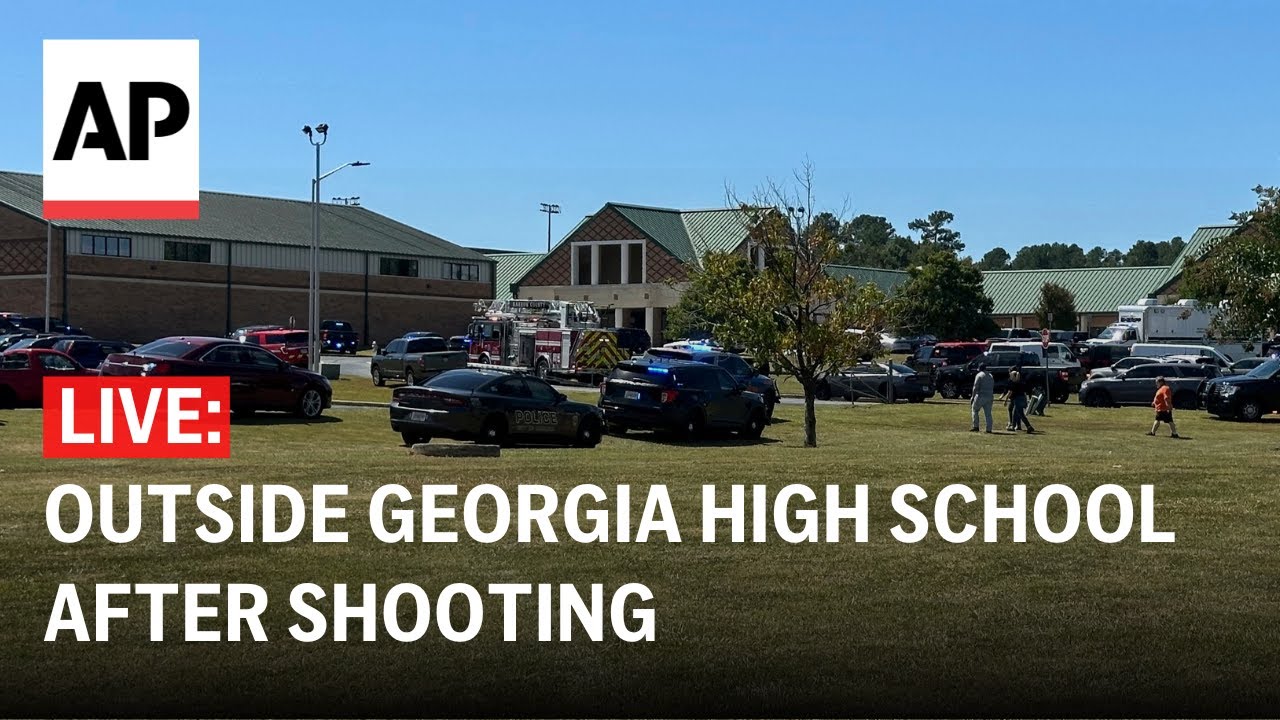 LIVE Outside Apalachee High School in after shooting YouTube