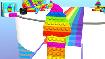 Fidget Rush 🍍🌈 All Levels Gameplay / part 2