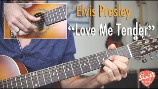 Video thumbnail of "How to Play Elvis "Love Me Tender" on the Guitar"