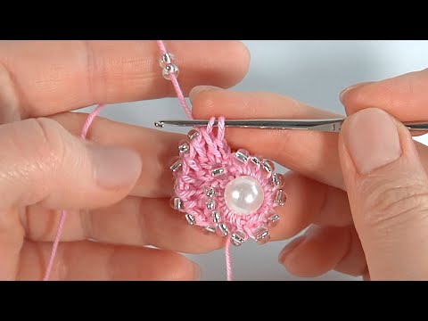 Crochet EASY and FAST, looks amazing /Crochet WITH BEADS and SEED BEADS /Author&rsquo;s design