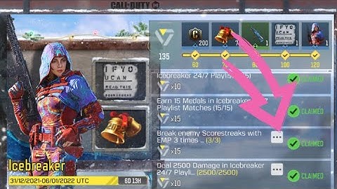 Call Of Duty Mobile Break enemy Scorestreaks with EMP 3 times in Icebreaker 24/7 Playlist Matches