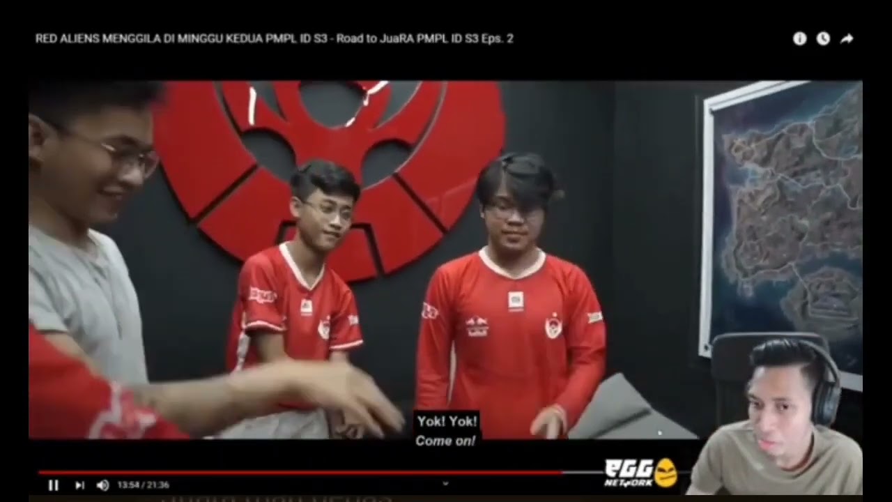 Streamer Malaysia Draxx React MIC Check Bigetron Red Aliens 