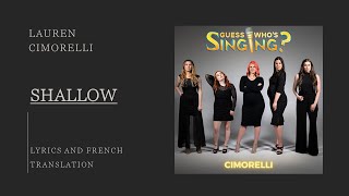 Shallow - Lauren Cimorelli | Lyrics and french translation