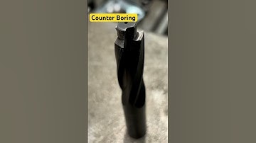 Counter Boring #machinist #shortvideo