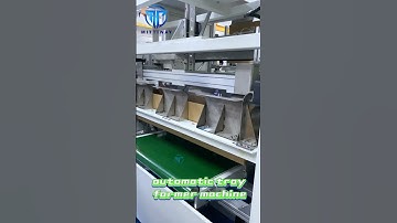 corrugated box former machine, automatic tray former machine