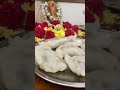 Ganesh Chathurthi wishes.. Vinayagar had good Kozhukattai / Modak and happy at home 😊 #shortsfeed