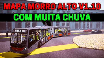 🔴Gameplay Mapa Morro Alto V1.10 Com Articulado | Linha 300 | Proton Bus Simulator | PBSU