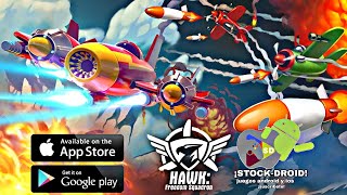 HAWK: Juegos de naves. Juegos de aviones de guerra GAMEPLAY ANDROID & IOS MISIONES AVIONES,RETRO screenshot 1
