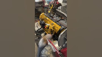 CAT C15 Engine Install
