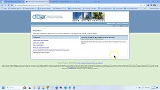 Checking your Florida License Continuing Education Credits.